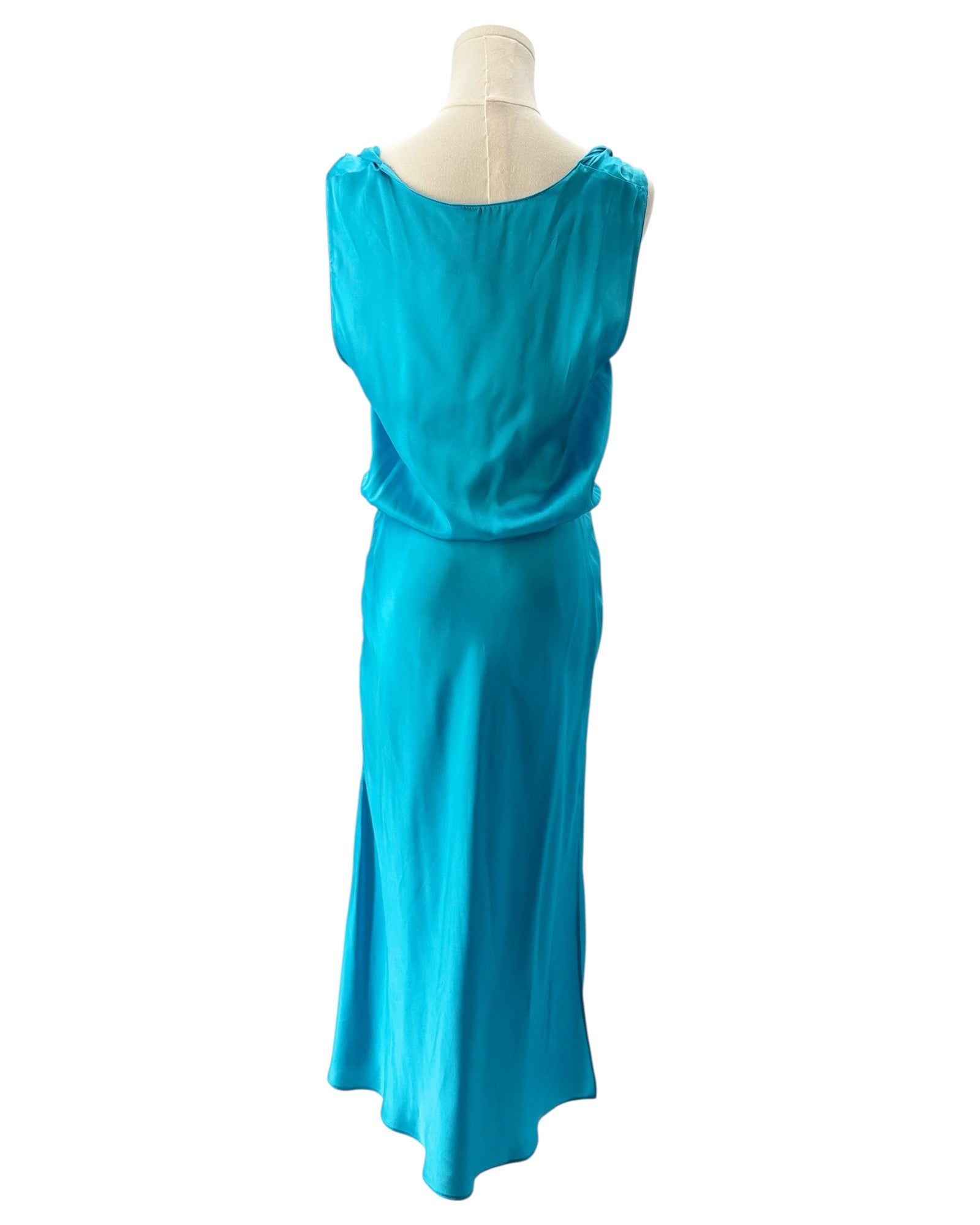 Amanda Uprichard turquoise evening gown