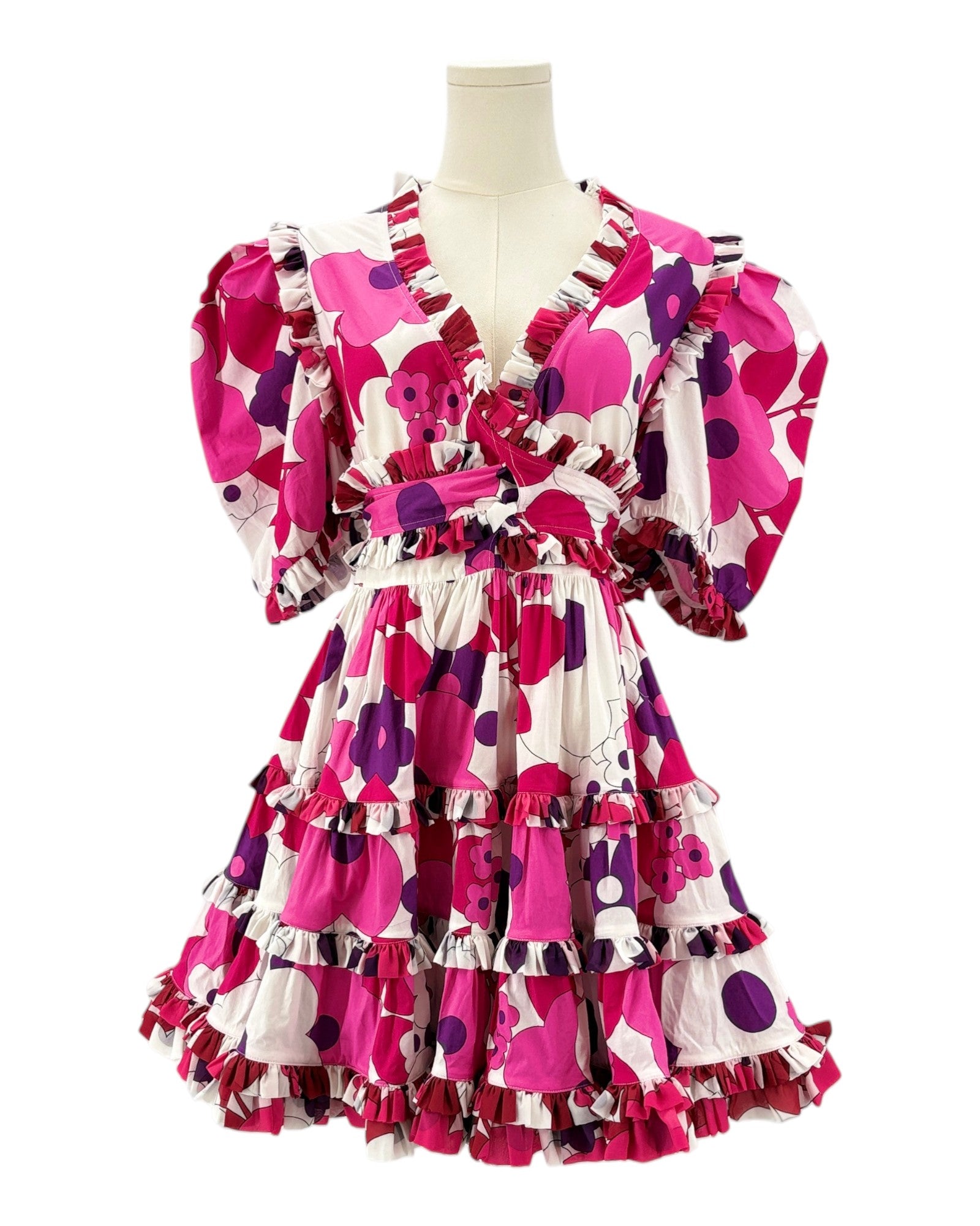 Celia B colorful dress with floral pattern