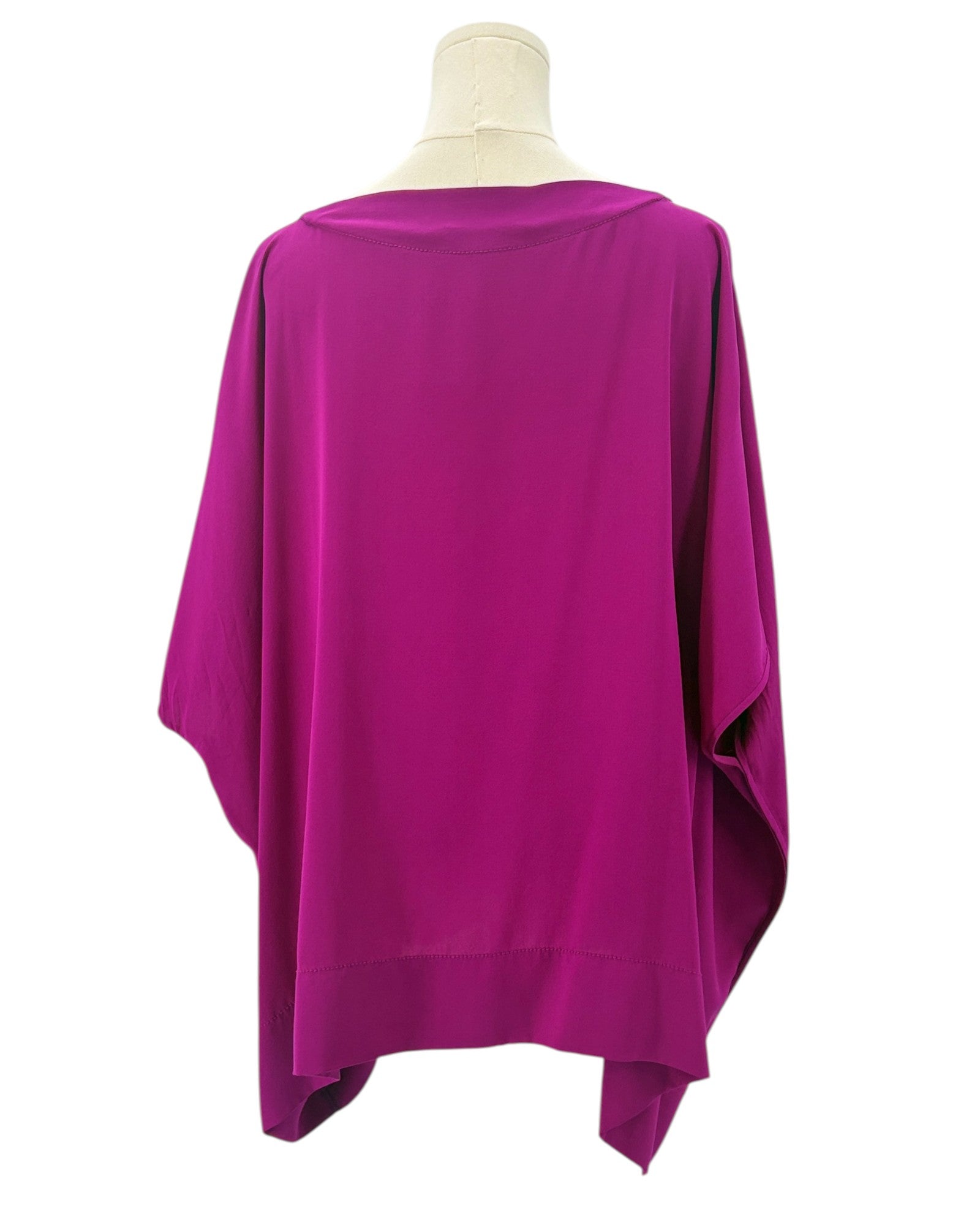 Diane Von Furstenberg purple tunic top