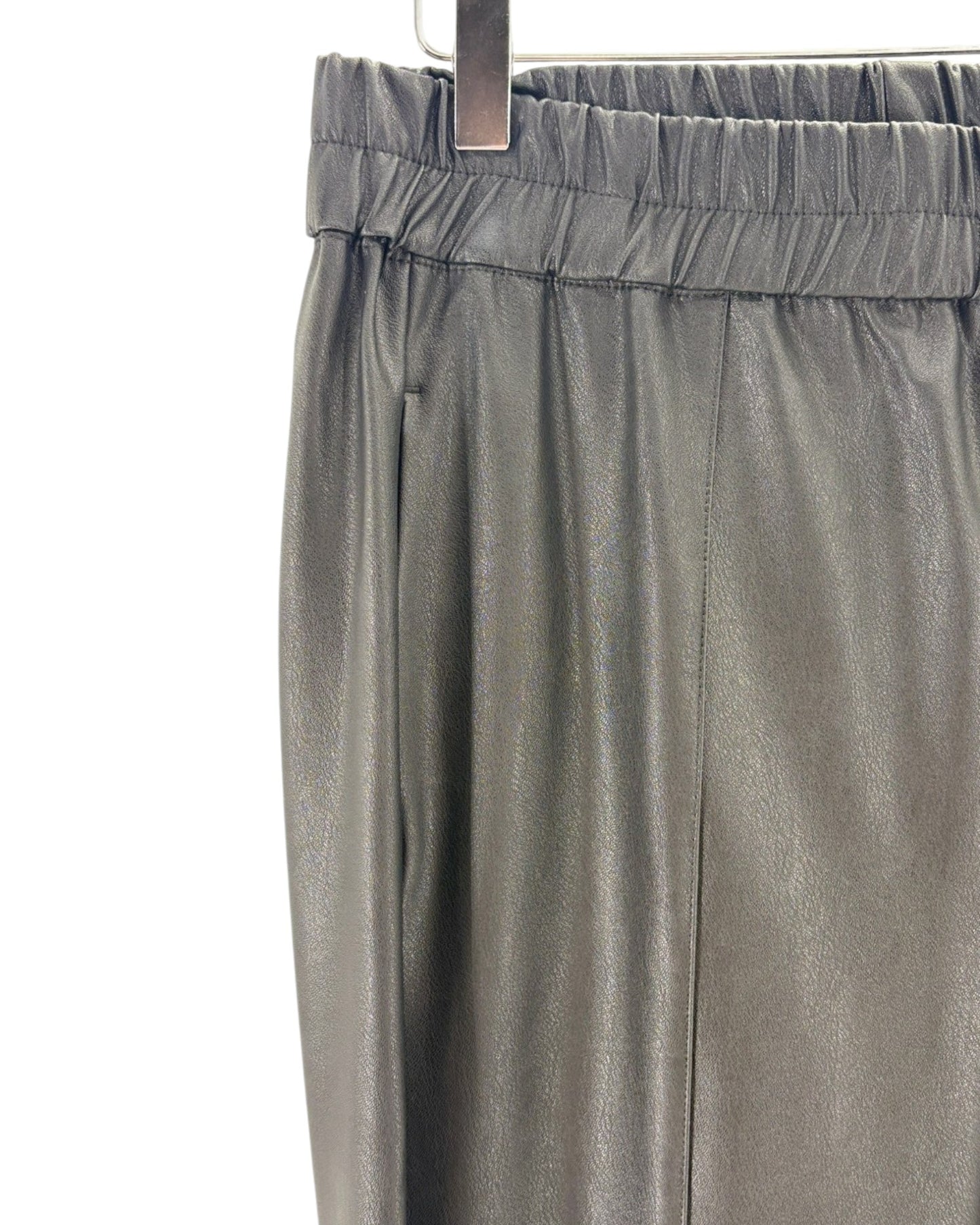 black pants on a white background