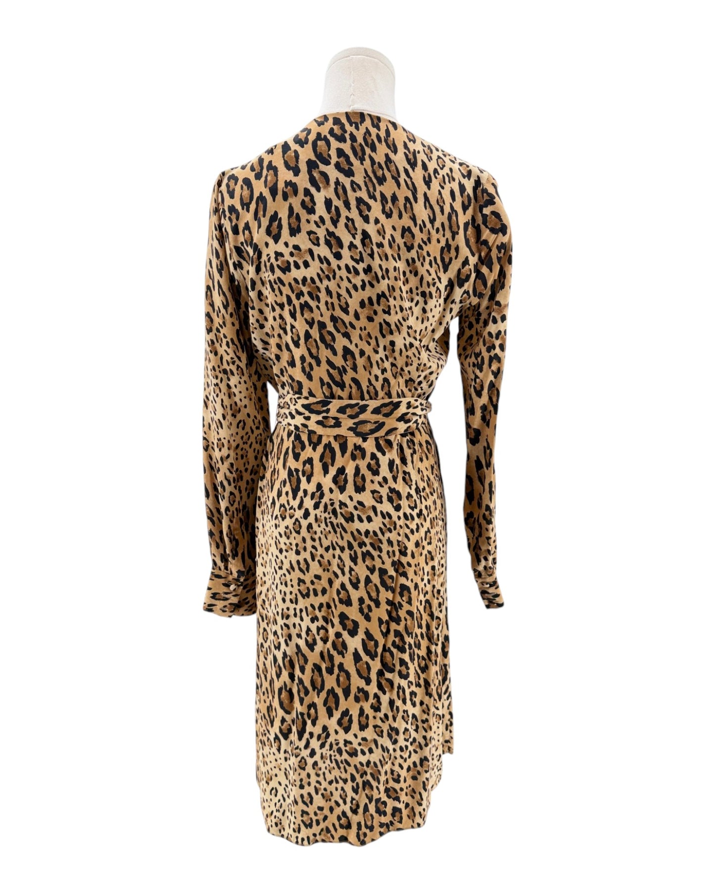 Frame Sgt. Pepper Silk Leopard Dress