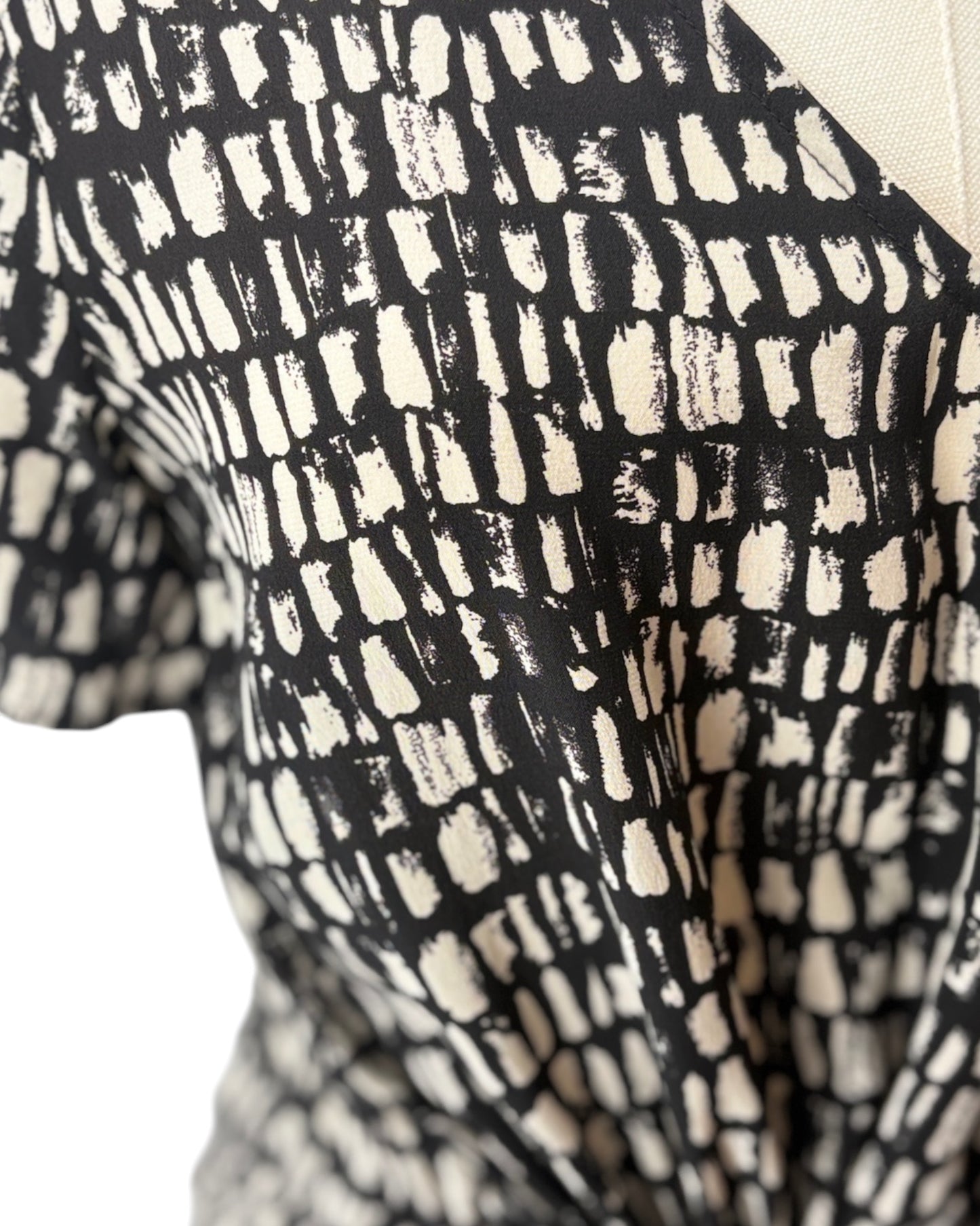 Eileen Fisher Seraglio Printed 100% Silk Dress