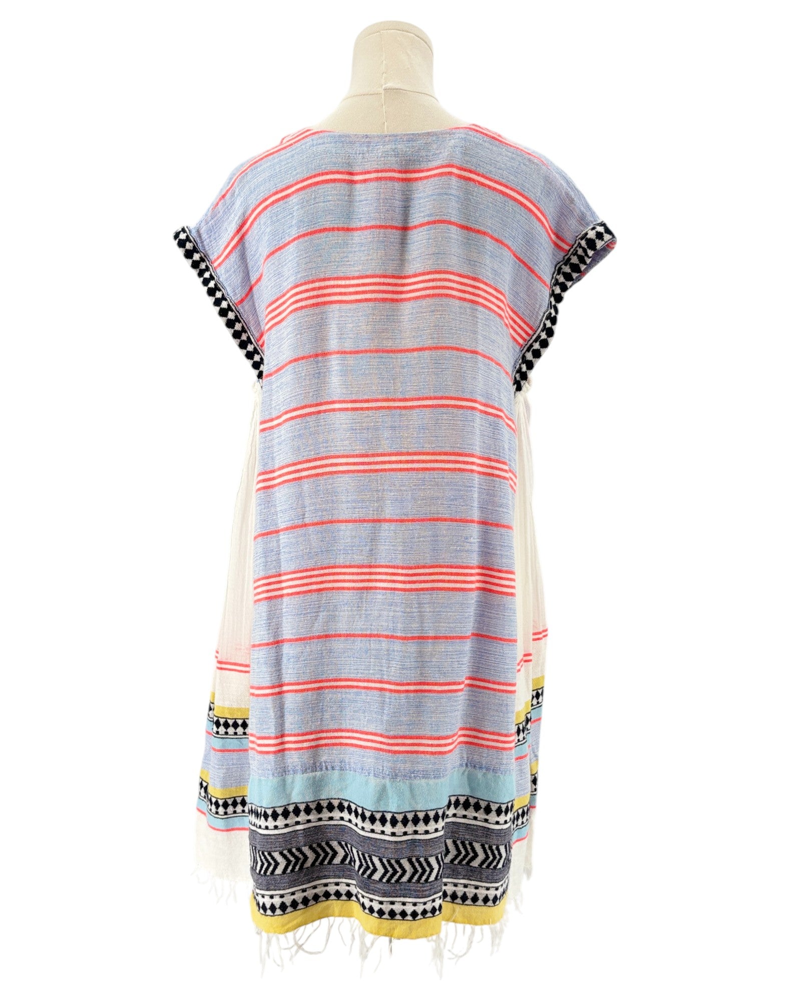 Lemlem colorful striped mini kaftan