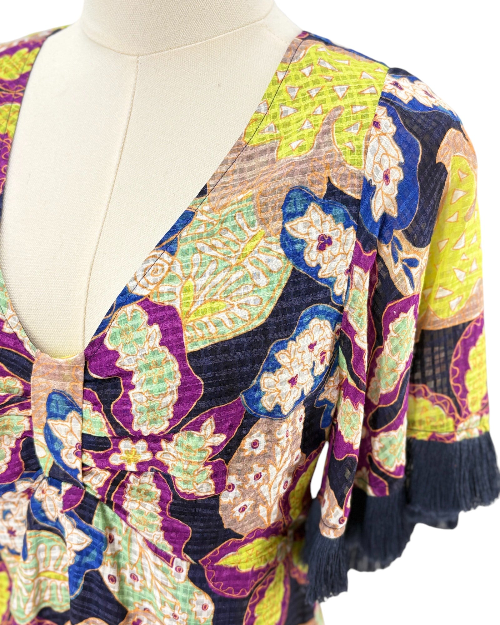 Marie Oliver colorful patterned mini dress
