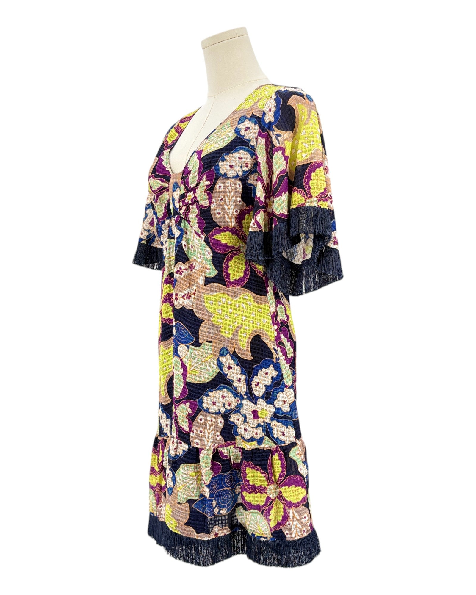 Marie Oliver colorful patterned mini dress