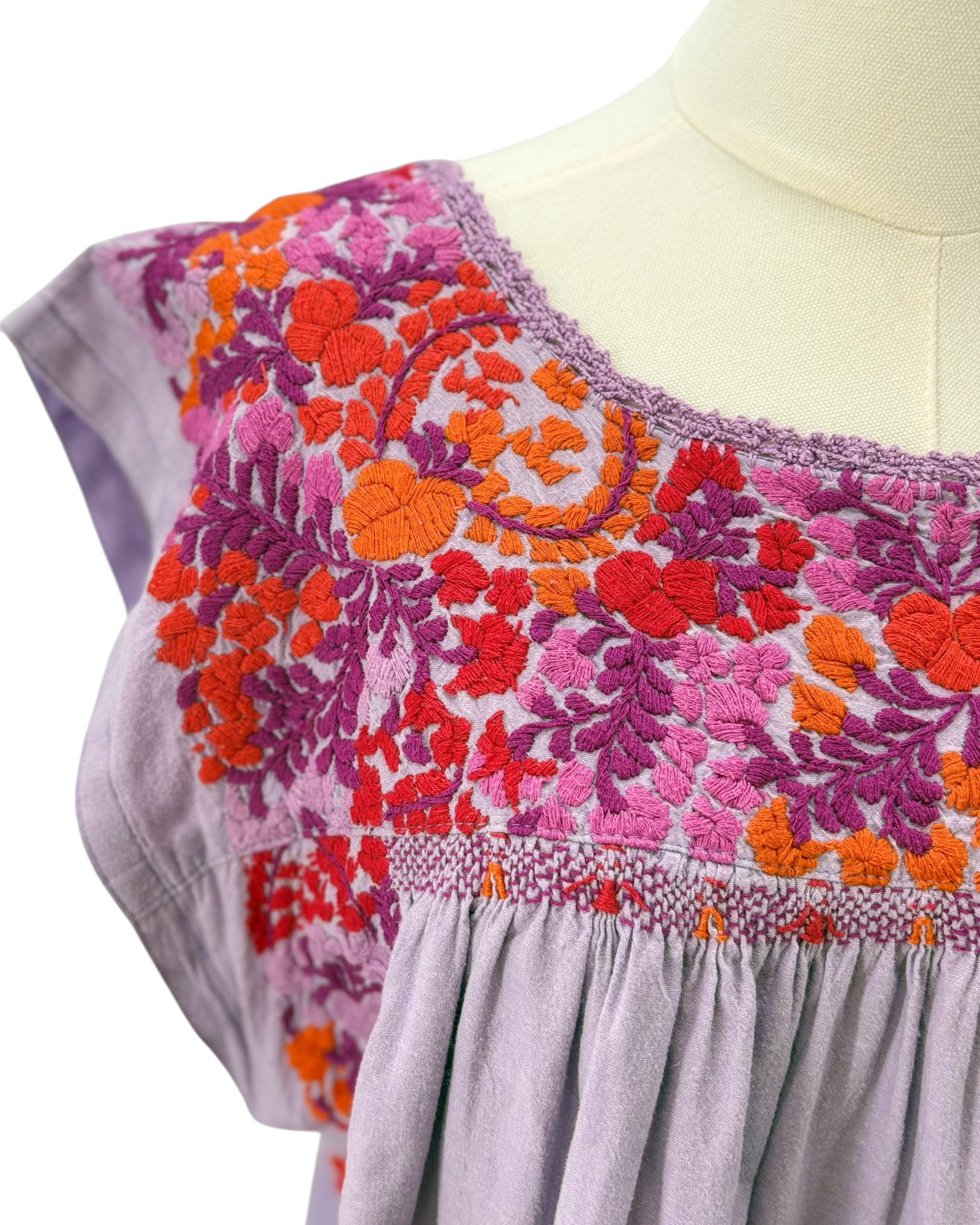 Mi Golondrina embroidered dress