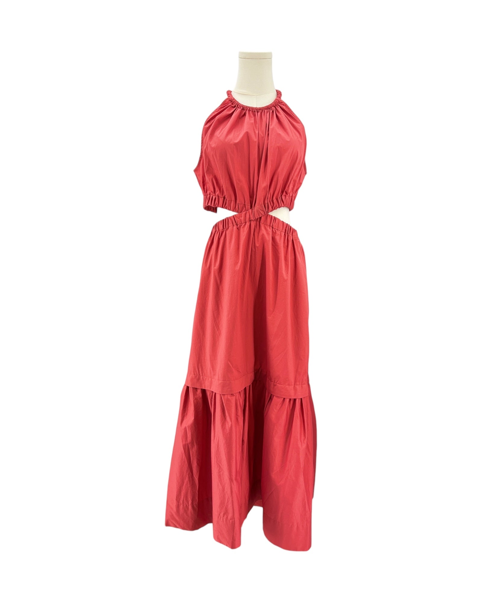 ALC red cut out dress