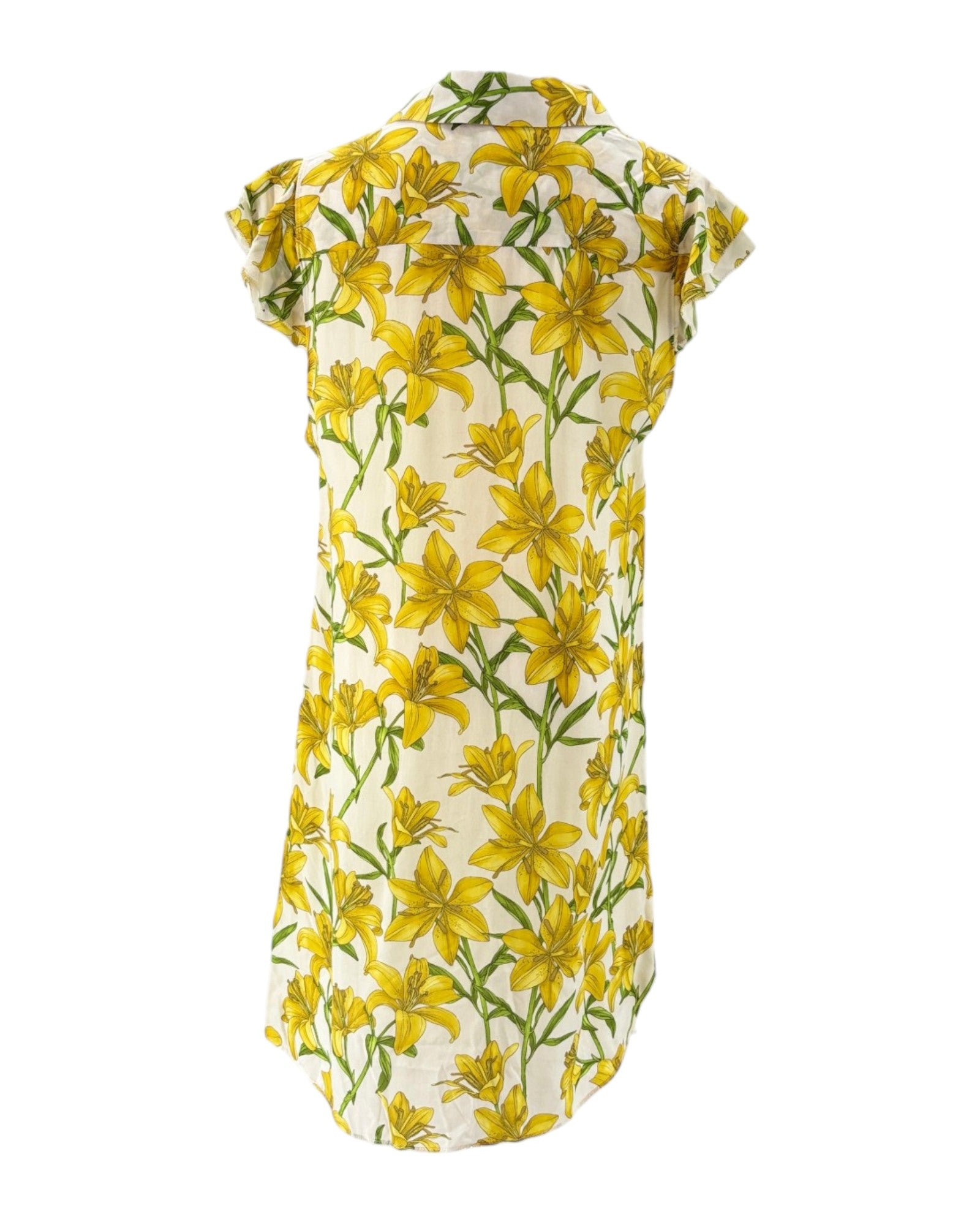 Alice & Olivia yellow floral dress