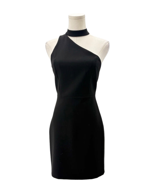 Alice and Olivia Black Halterneck Cutout Dress