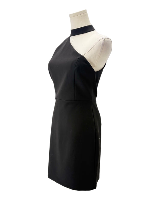 Alice and Olivia Black Halterneck Cutout Dress