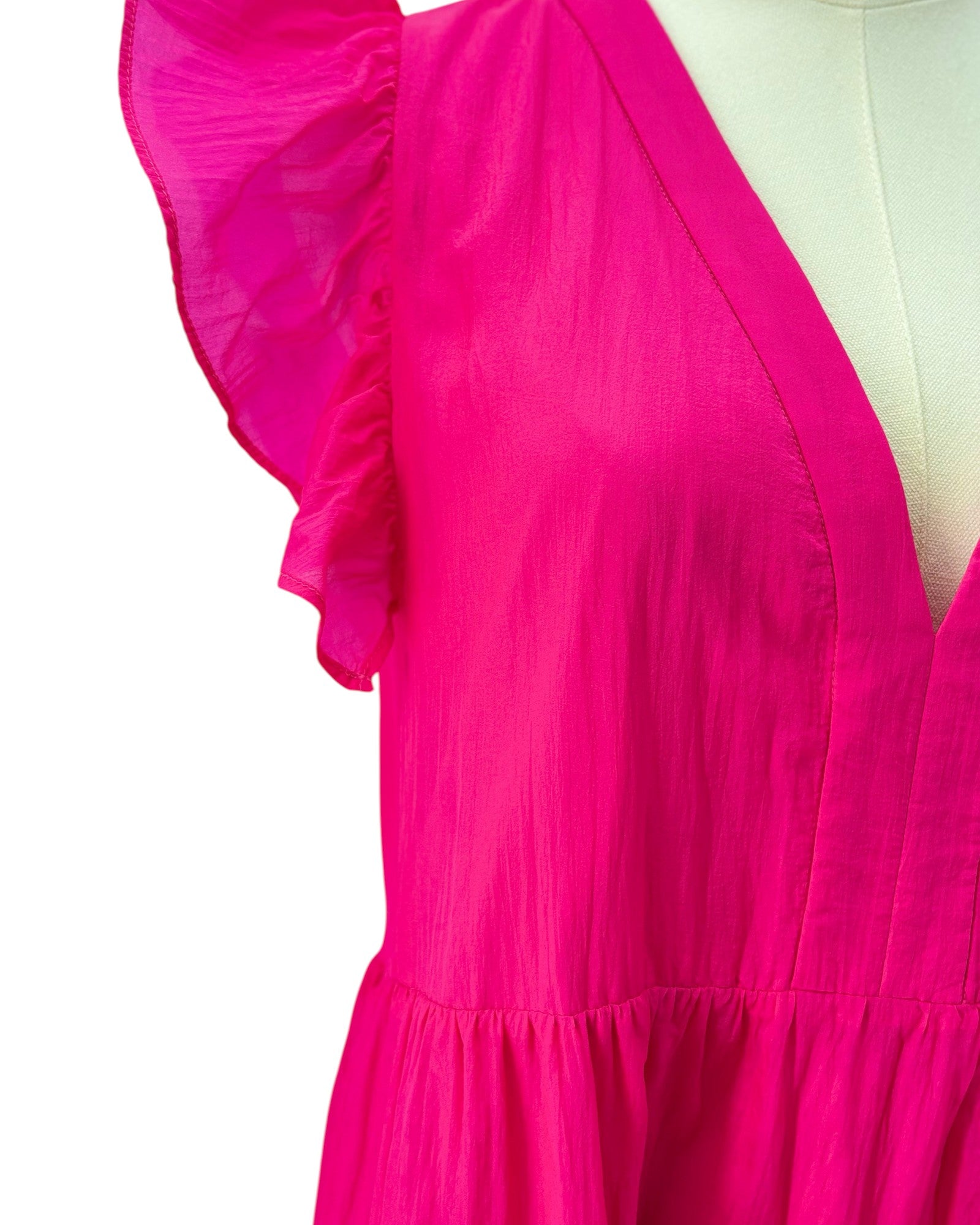Amanda Uprichard pink midi dress