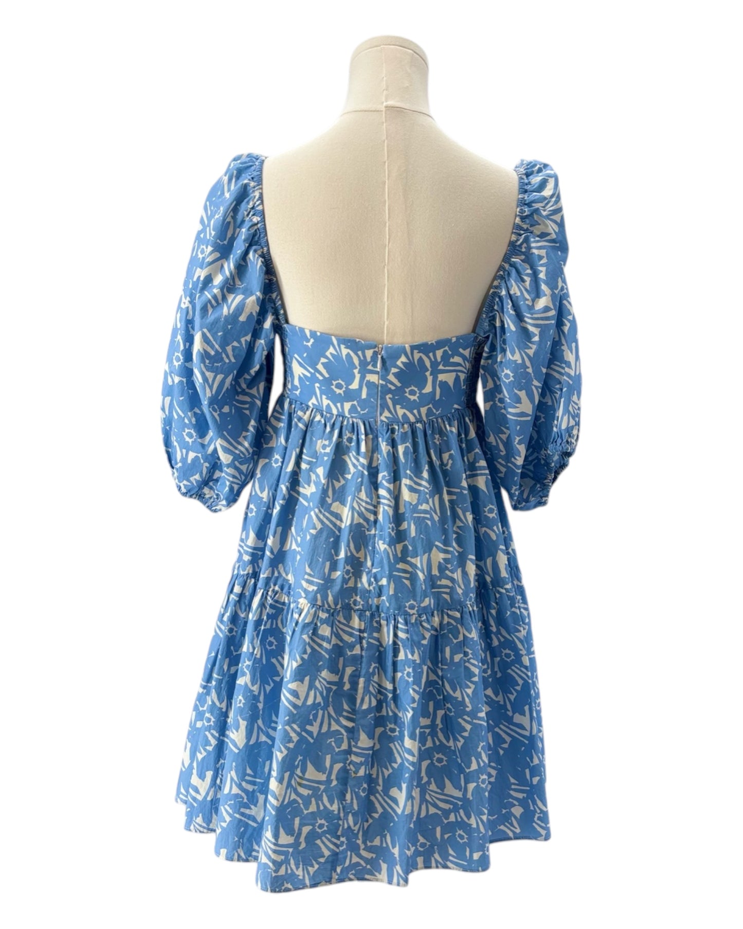 Amanda Uprichard Hunnie Dress in Blue Stem