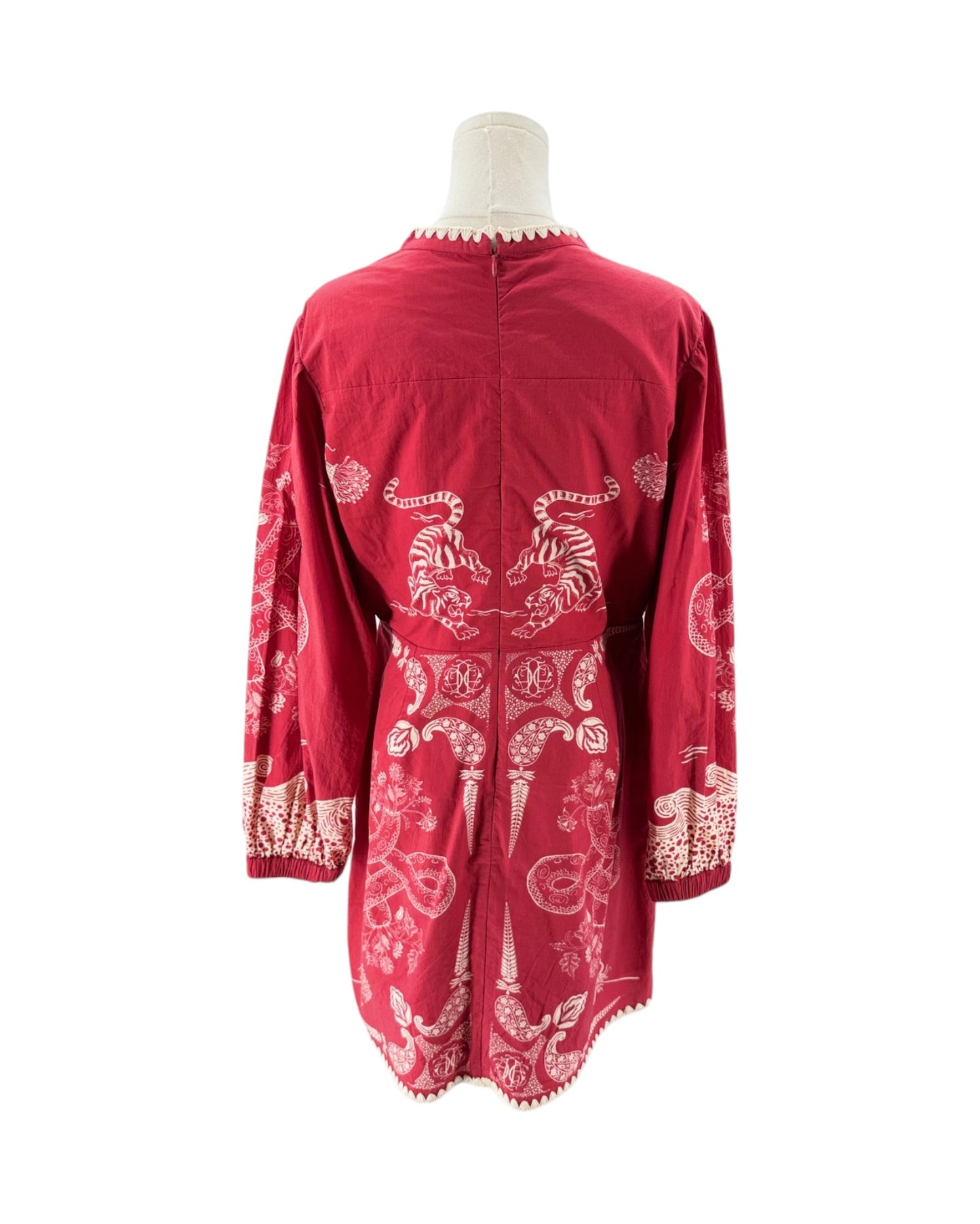 Anna Cate Jenny Dress in Scarlet Tiger