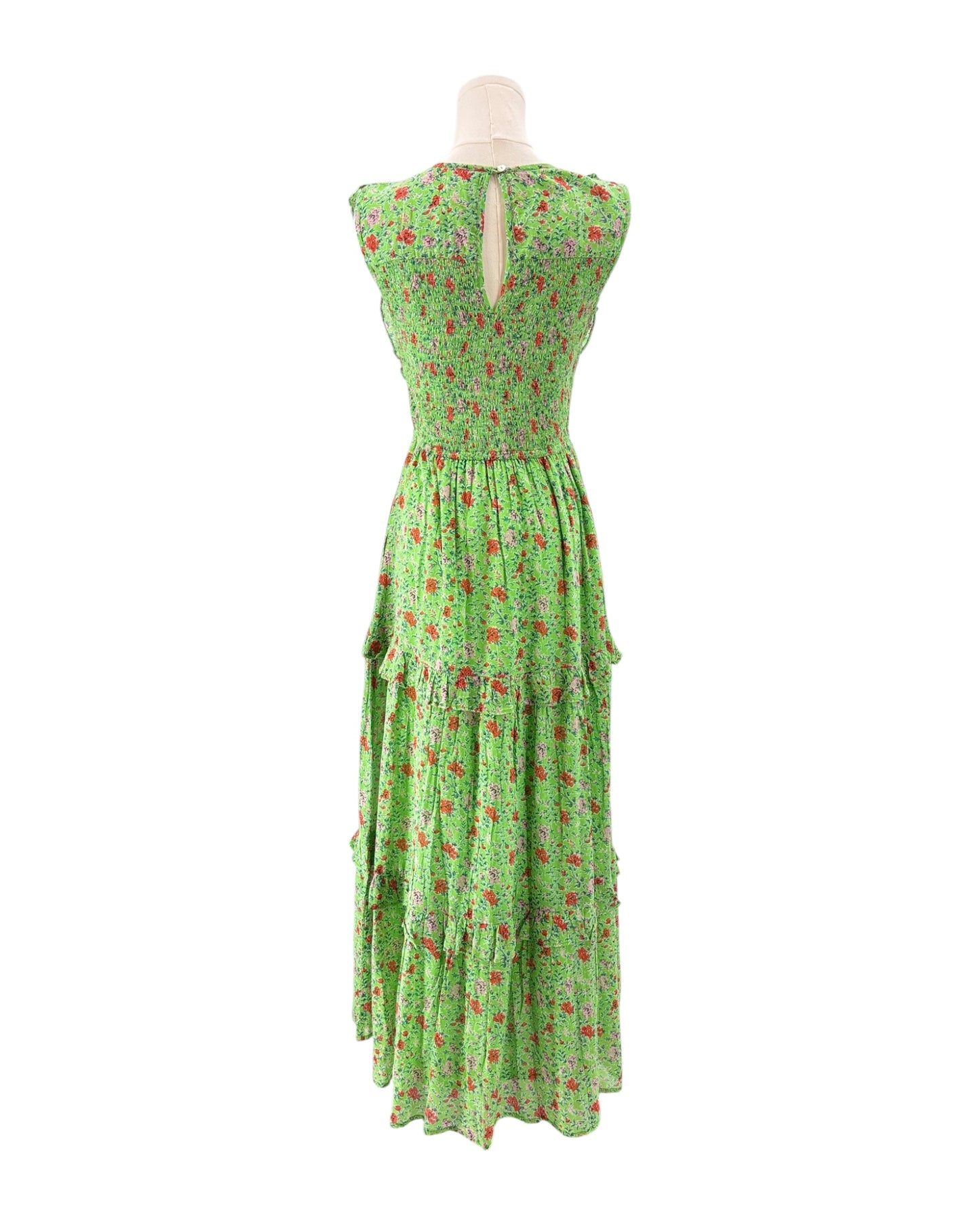 Banjanan green floral dress 