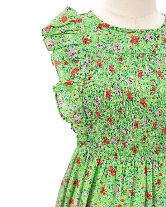 Banjanan green floral dress 