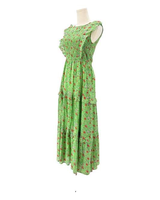 Banjanan green floral dress 