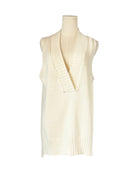 Brochu Walker cream colored knitted vest