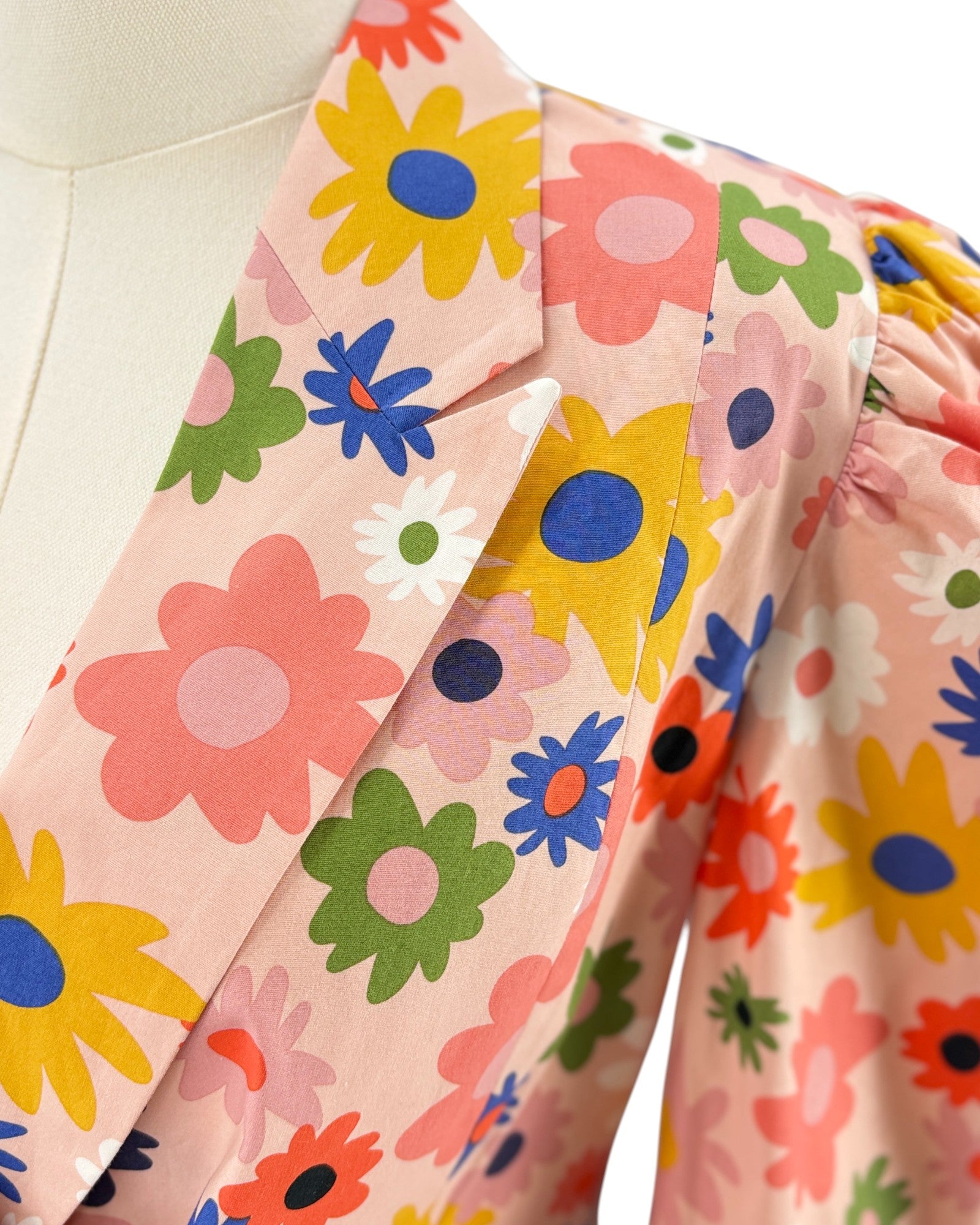 Celia B colorful floral-patterned blazer