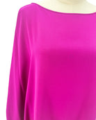 Diane Von Furstenberg purple tunic top