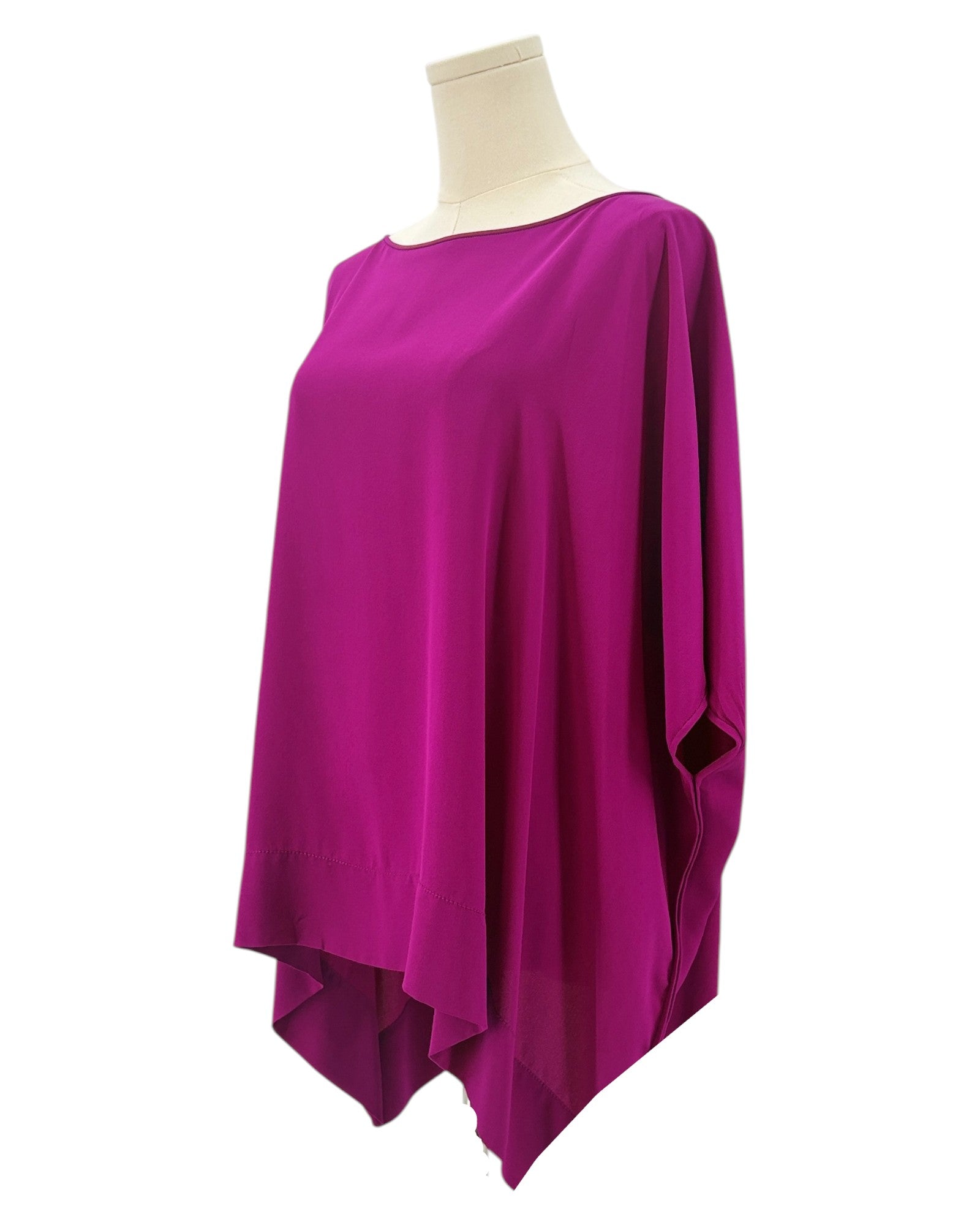 Diane Von Furstenberg purple tunic top