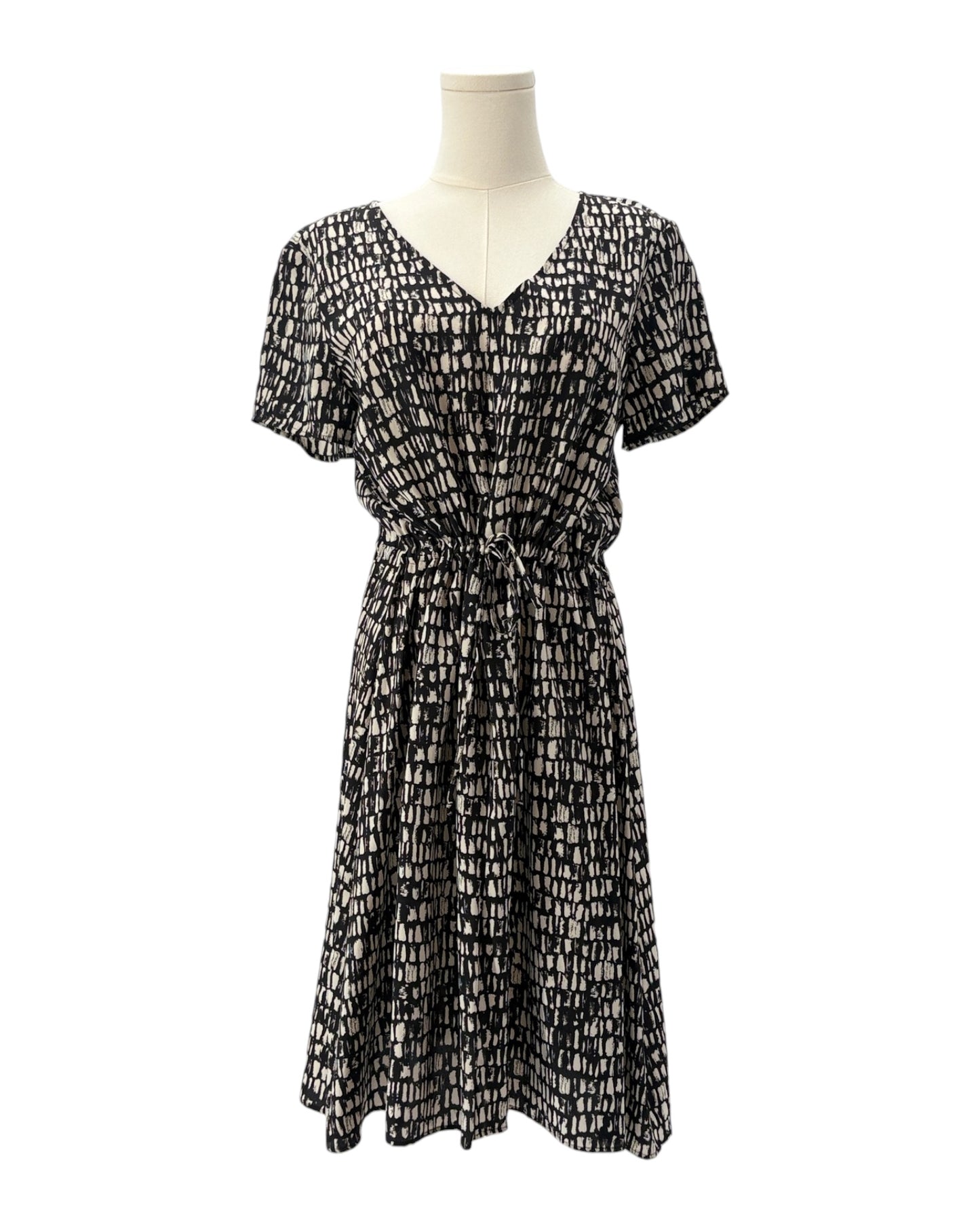 Eileen Fisher Seraglio Printed 100% Silk Dress