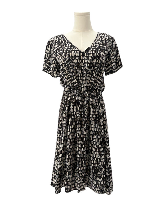Eileen Fisher Seraglio Printed 100% Silk Dress