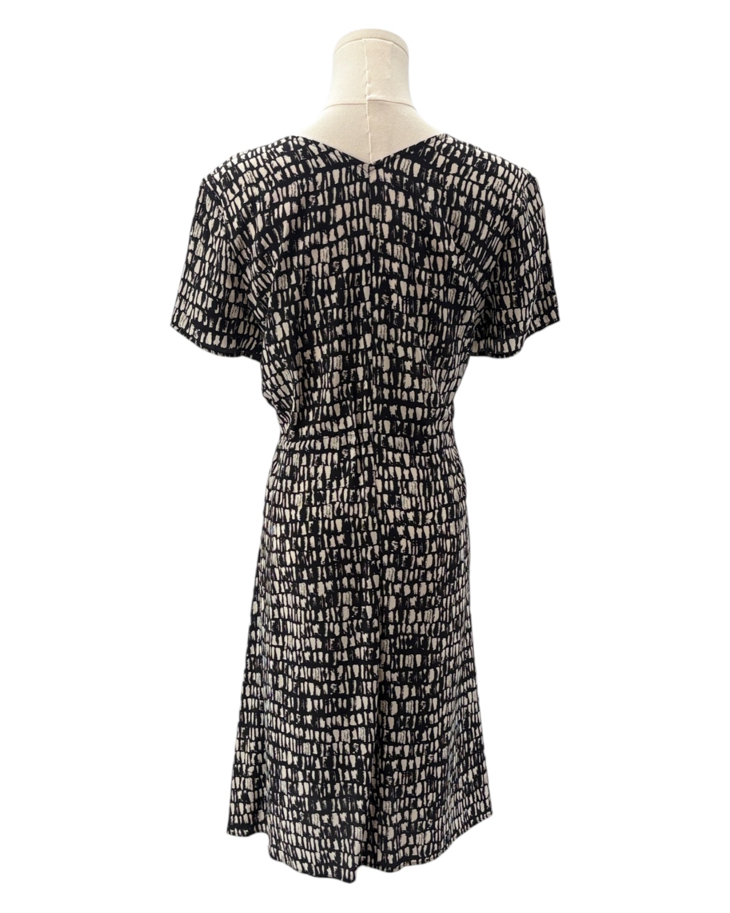 Eileen Fisher Seraglio Printed 100% Silk Dress