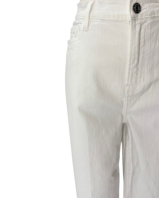 White pants on a white background