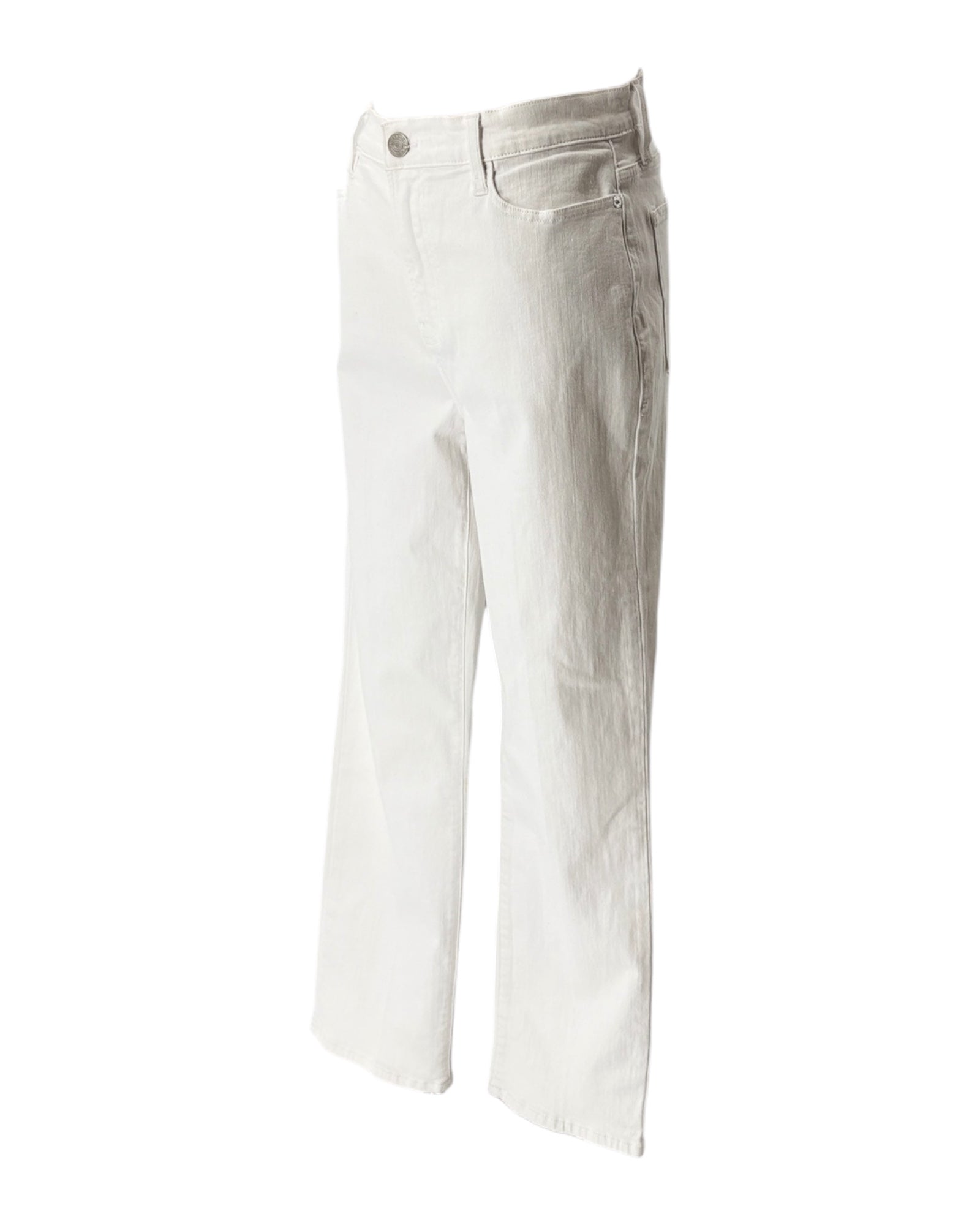 White pants on a white background