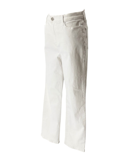 White pants on a white background
