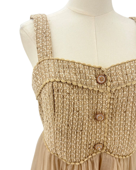 Glory Connection beige tweed Jacket