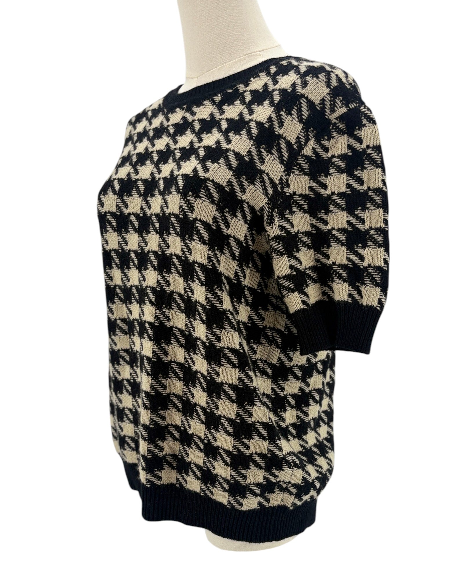 Gucci houndstooth patterned sweater