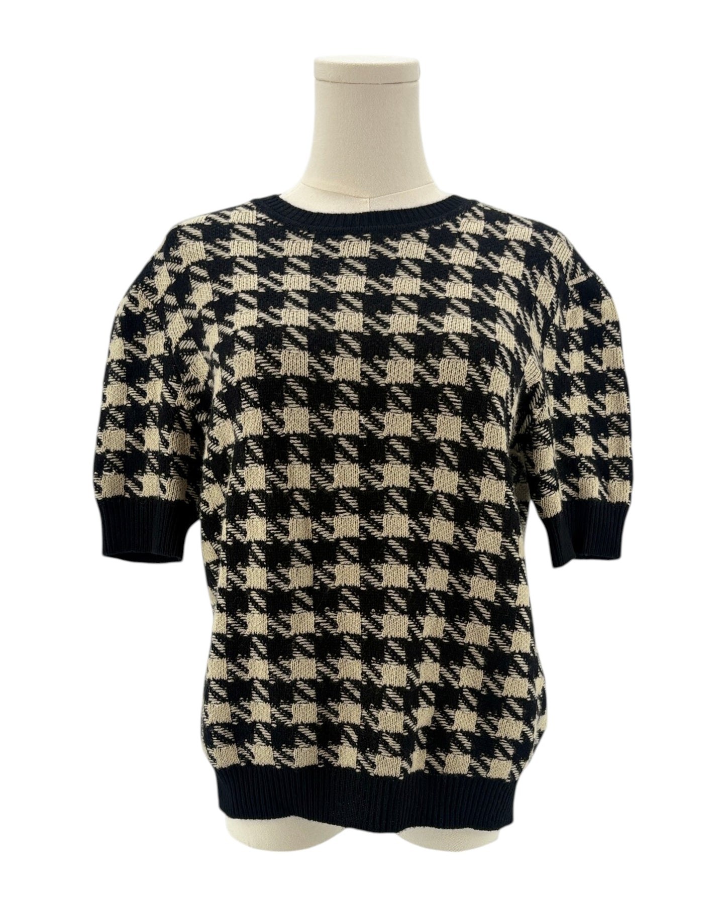 Gucci houndstooth patterned sweater