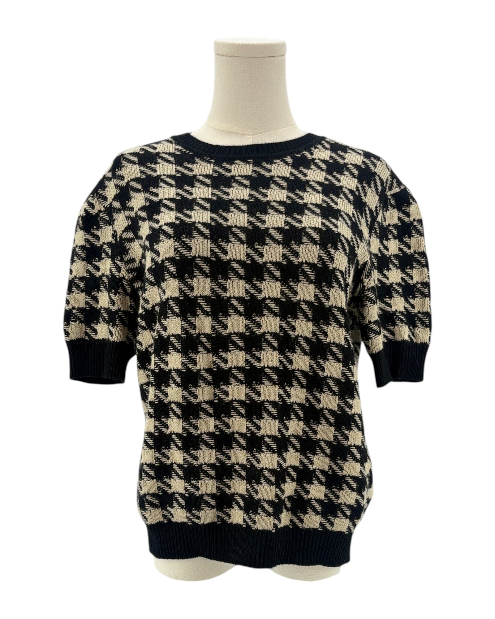 Gucci houndstooth patterned sweater