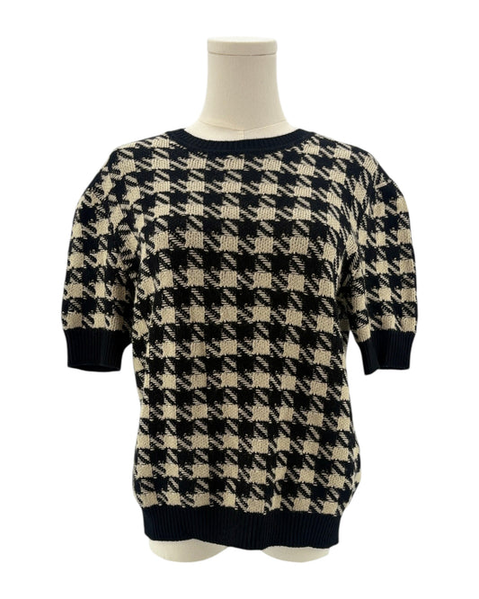 Gucci houndstooth patterned sweater