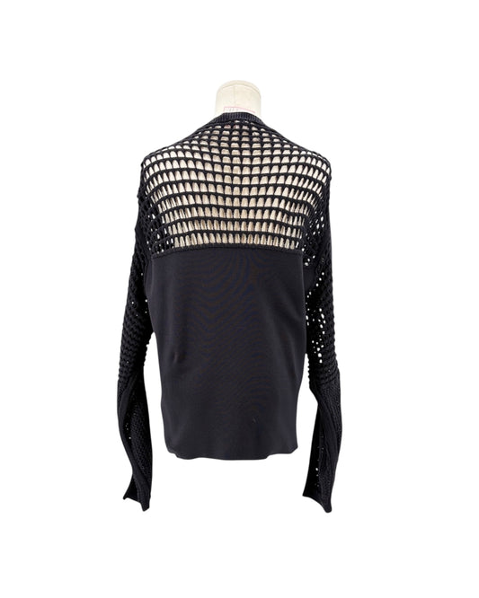 Helmut Lang black long sleeve top 