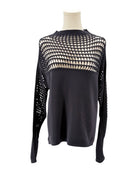 Helmut Lang black long-sleeve top 