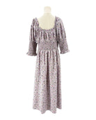 Hyacinth House floral dress on a mannequin against a white background