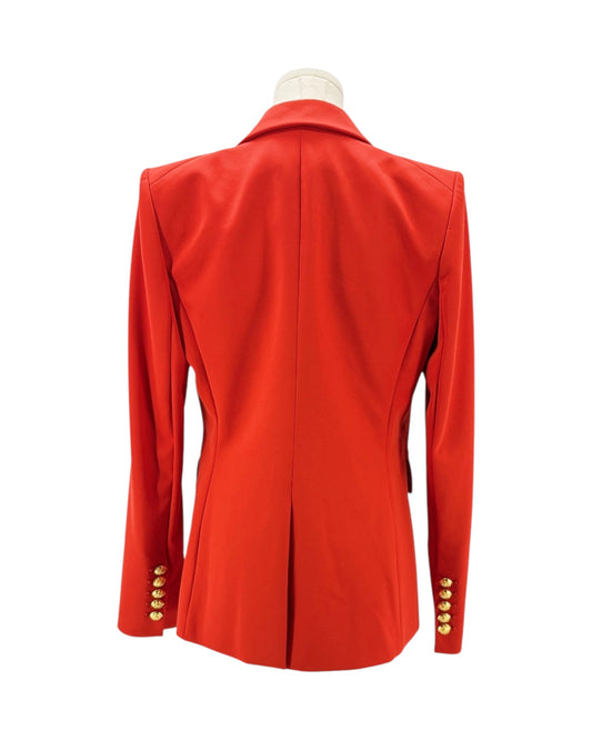Veronica Beard Miller Dickey Jacket in Flame Red