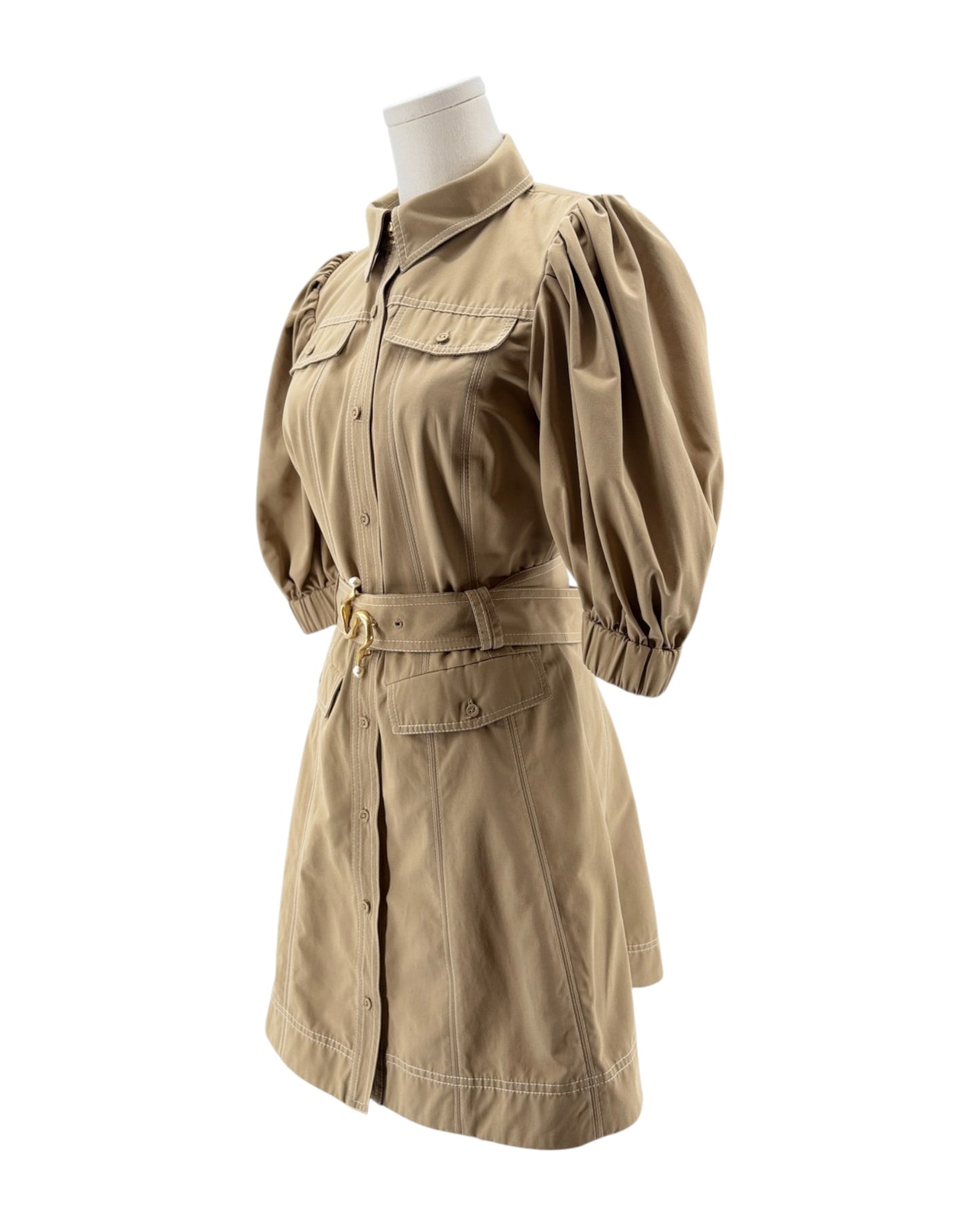 Aje Woodland Utility Mini Dress
