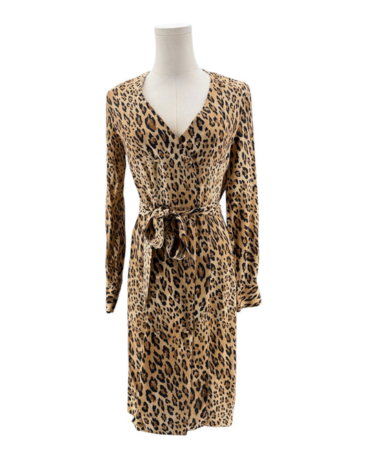 Frame Sgt. Pepper Silk Leopard Dress