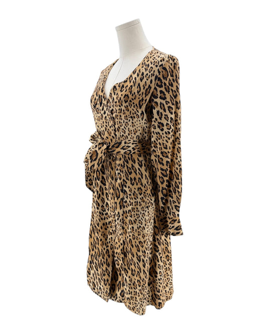 Frame Sgt. Pepper Silk Leopard Dress