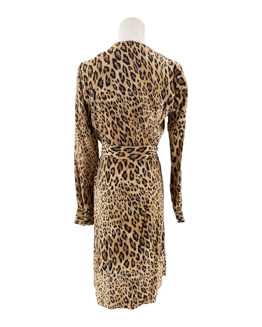 Frame Sgt. Pepper Silk Leopard Dress