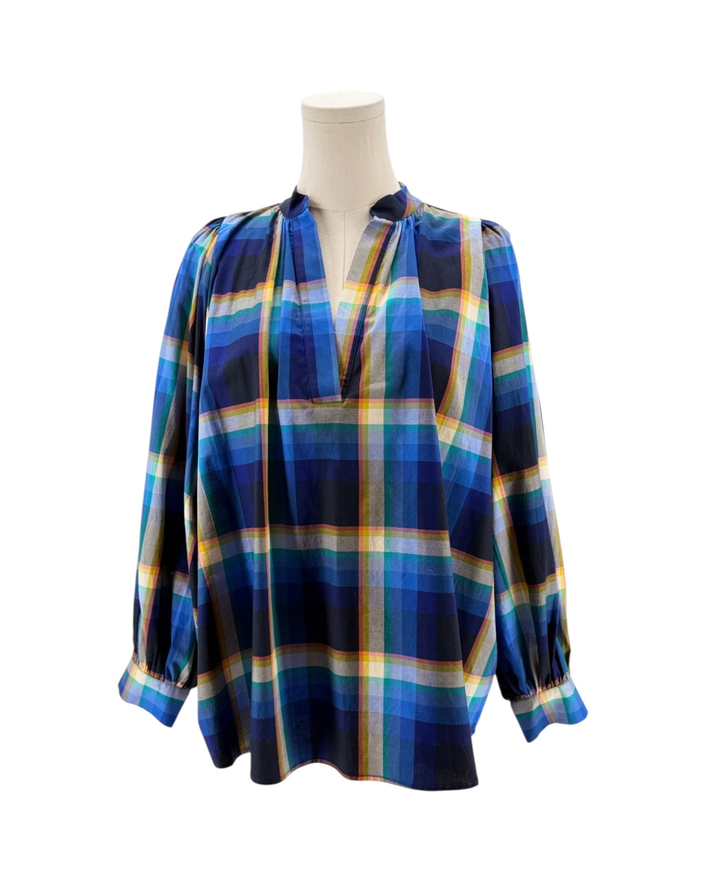 Mii Claudia Plaid Blouse