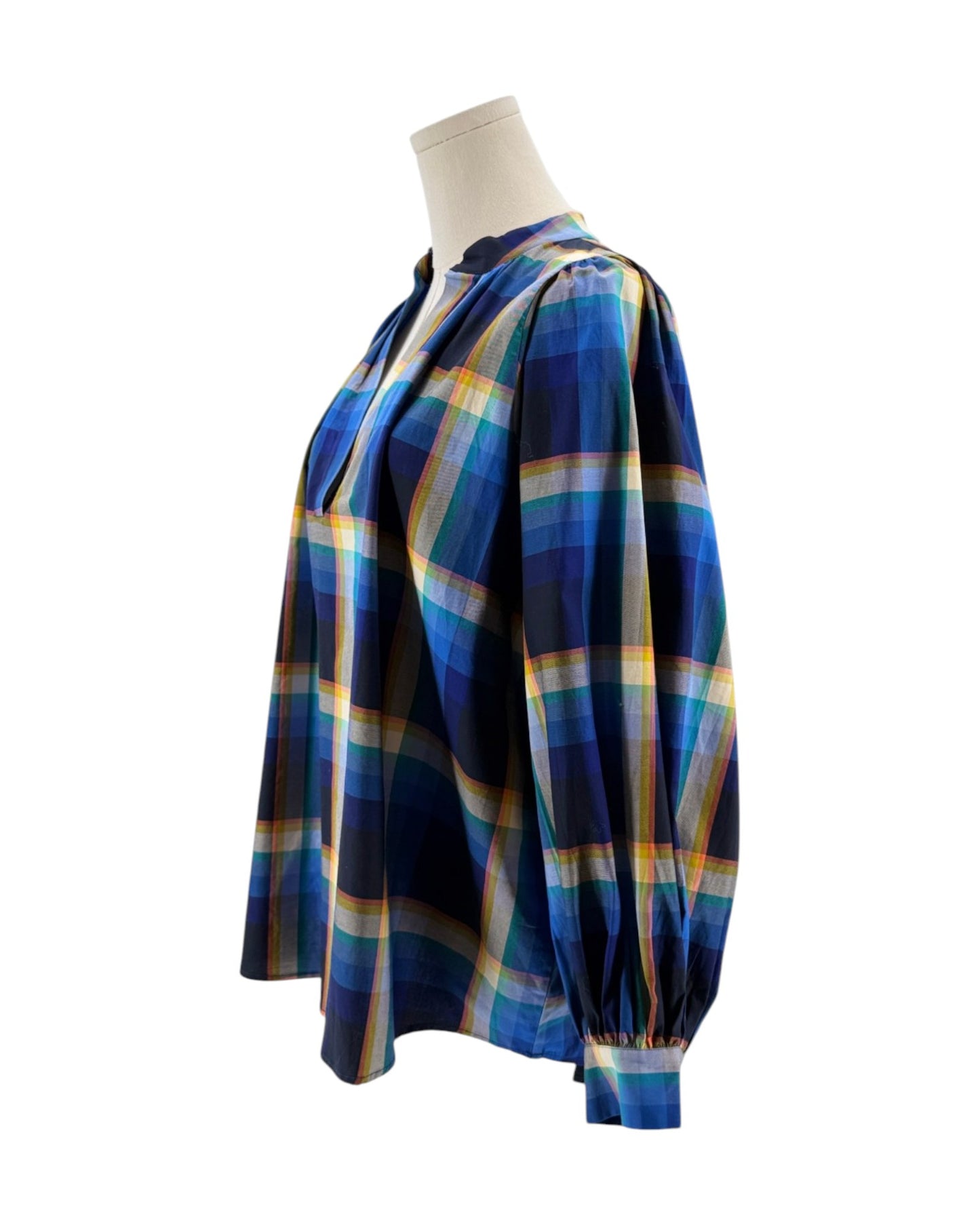 Mii Claudia Plaid Blouse