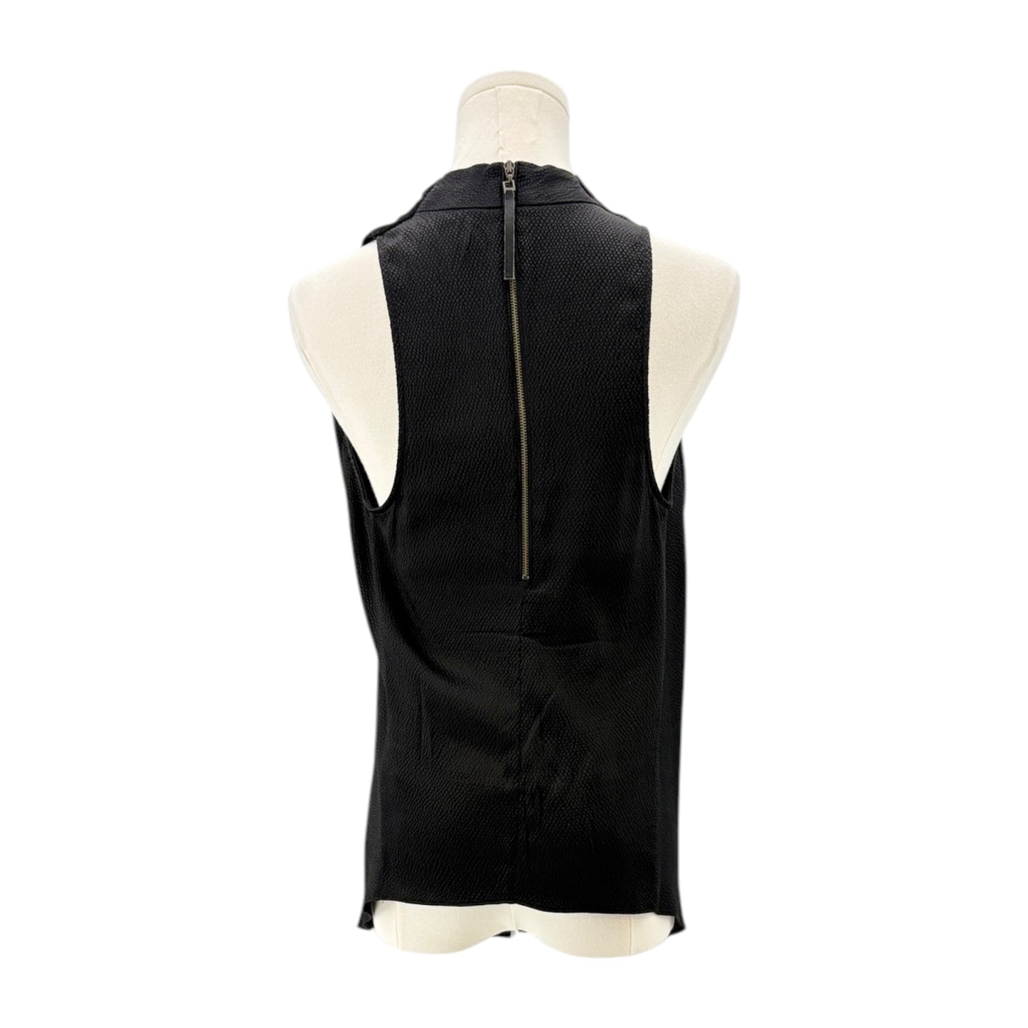 Silk Cowl Neck Top