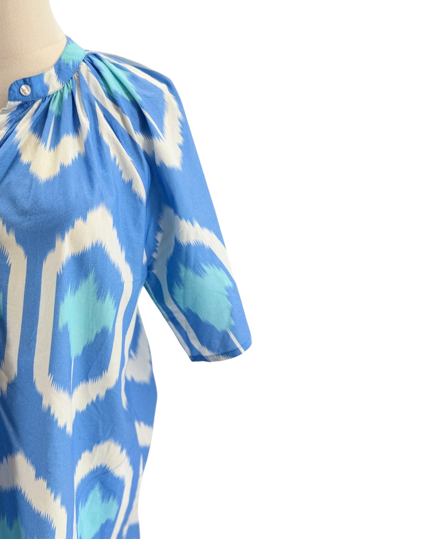 Oliphant Chatham Ballon Sleeve Mini Dress