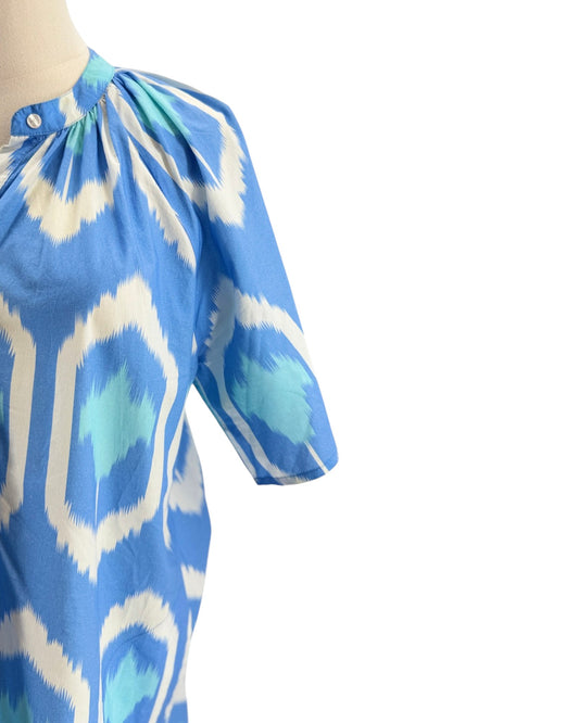 Oliphant Chatham Ballon Sleeve Mini Dress