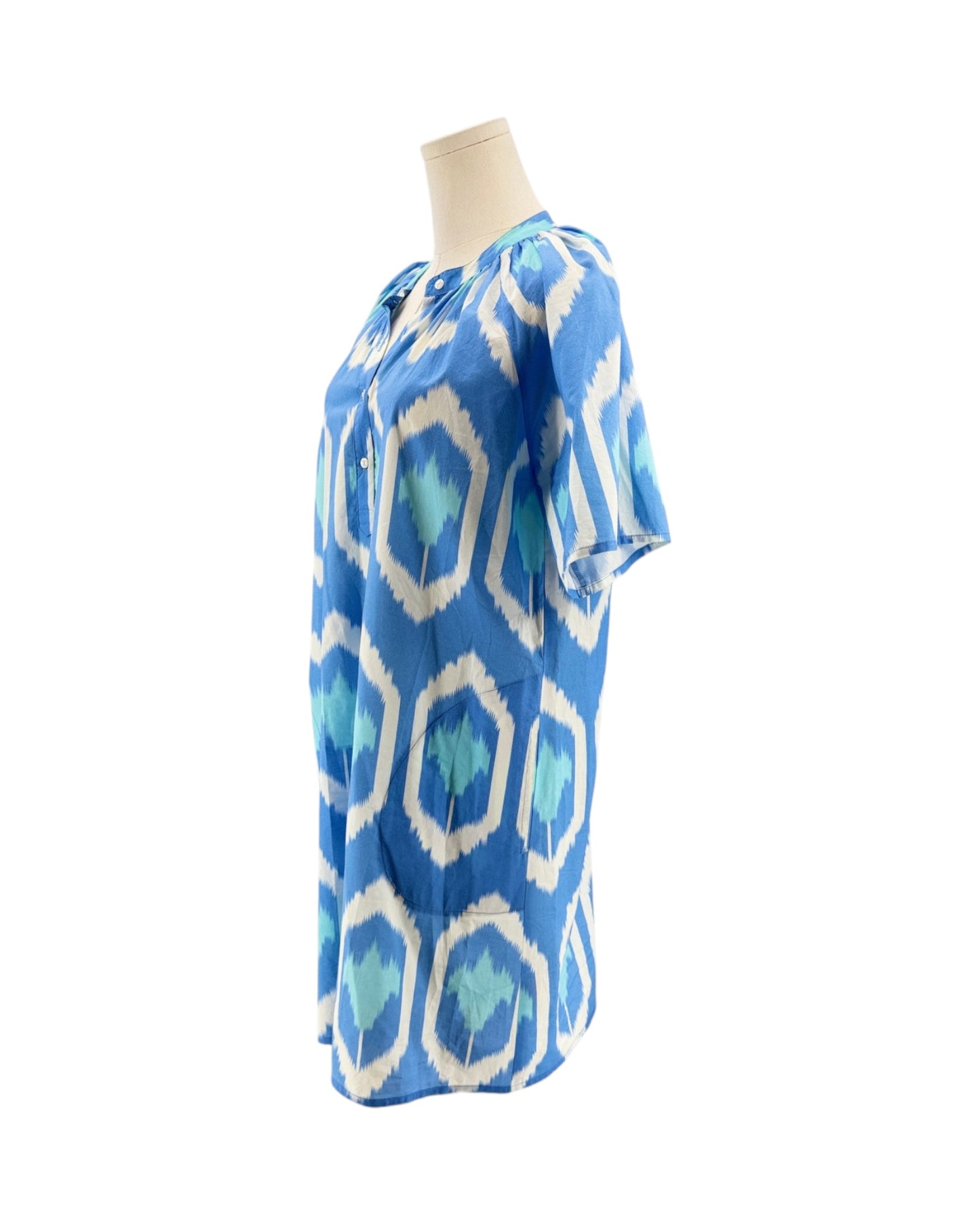 Oliphant Chatham Ballon Sleeve Mini Dress