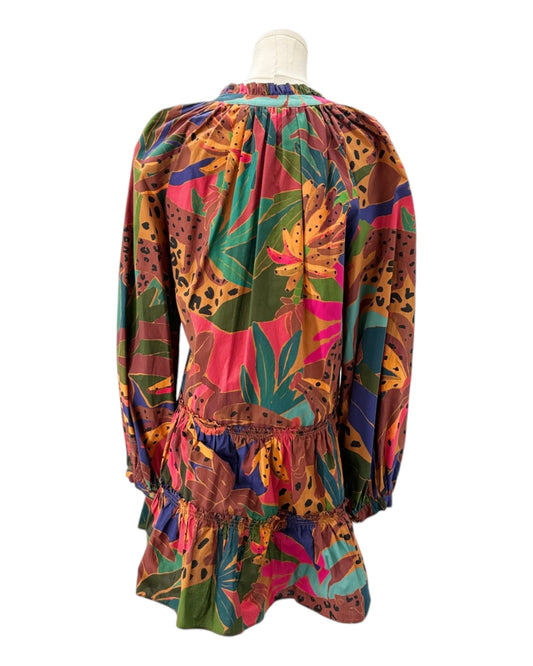 Farm Rio Leopards Jungle Mini Dress